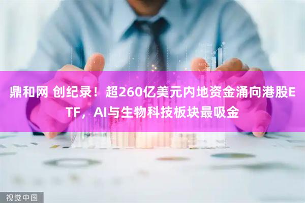 鼎和网 创纪录！超260亿美元内地资金涌向港股ETF，AI与生物科技板块最吸金