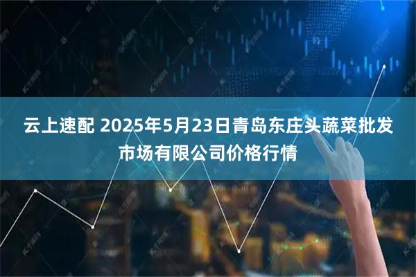 云上速配 2025年5月23日青岛东庄头蔬菜批发市场有限公司价格行情